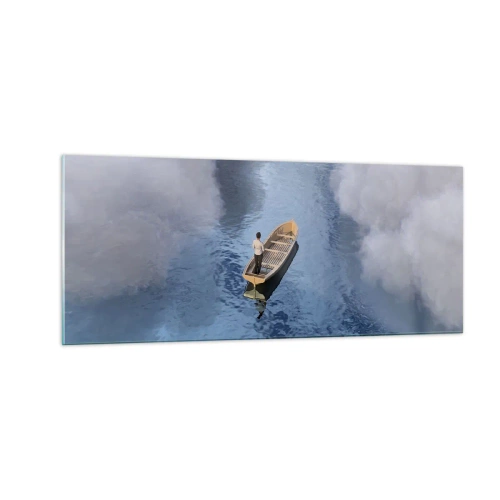 Glasbild - Bild auf glas - Leben – Reise – unbekannt - 100x40 cm