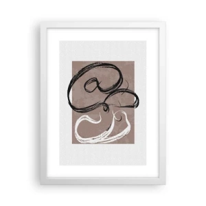 Poster in einem weißen Rahmen - Komposition – die Suche nach Fülle - 30x40 cm