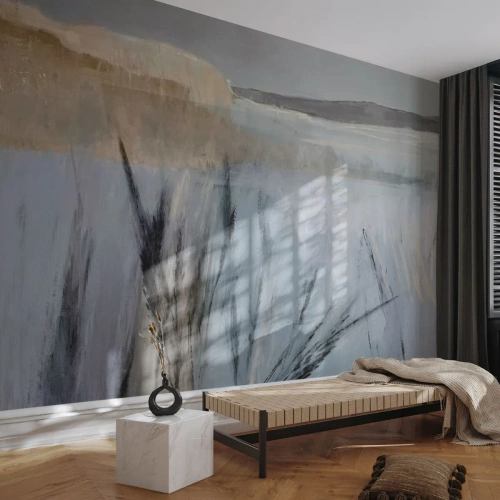 Fototapete Standard Eco - Winterfelder - Hell, Minimalismus, Stück - 500x350 cm