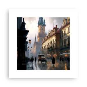 Poster - Charme eines Prager Abends - 30x30 cm