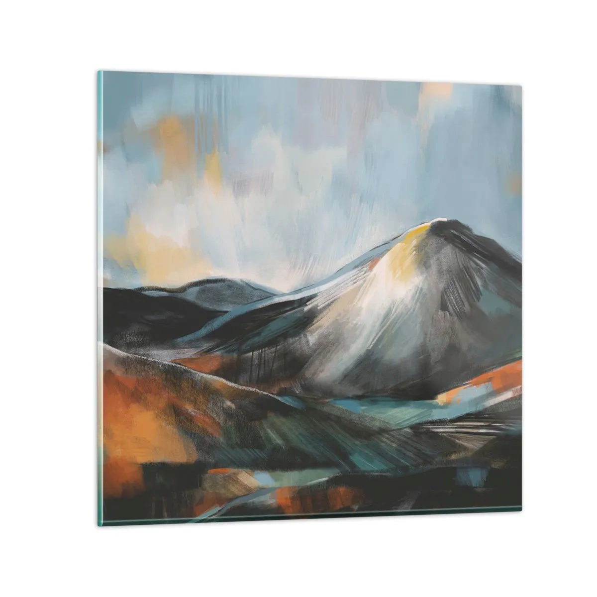 Glasbild - Bild auf glas - Roh und schön - 60x60 cm