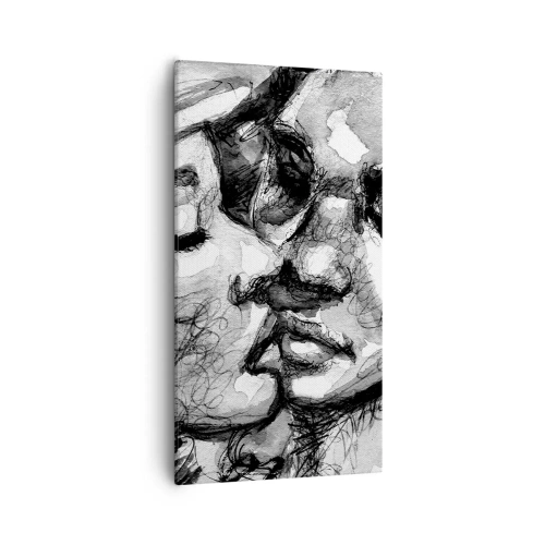Bild auf Leinwand - Leinwandbild - Zärtlicher Moment - 55x100 cm