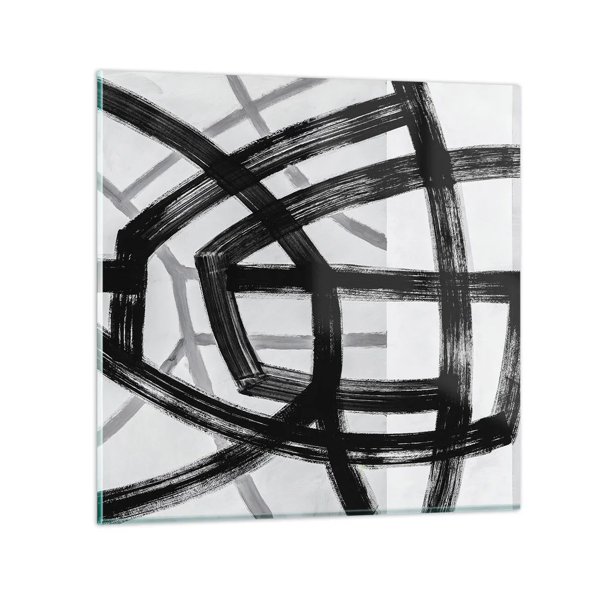 Glasbild - Bild auf glas - Bautiefe - 50x50 cm