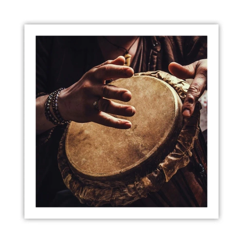 Poster - Im Rhythmus des Herzens - 60x60 cm