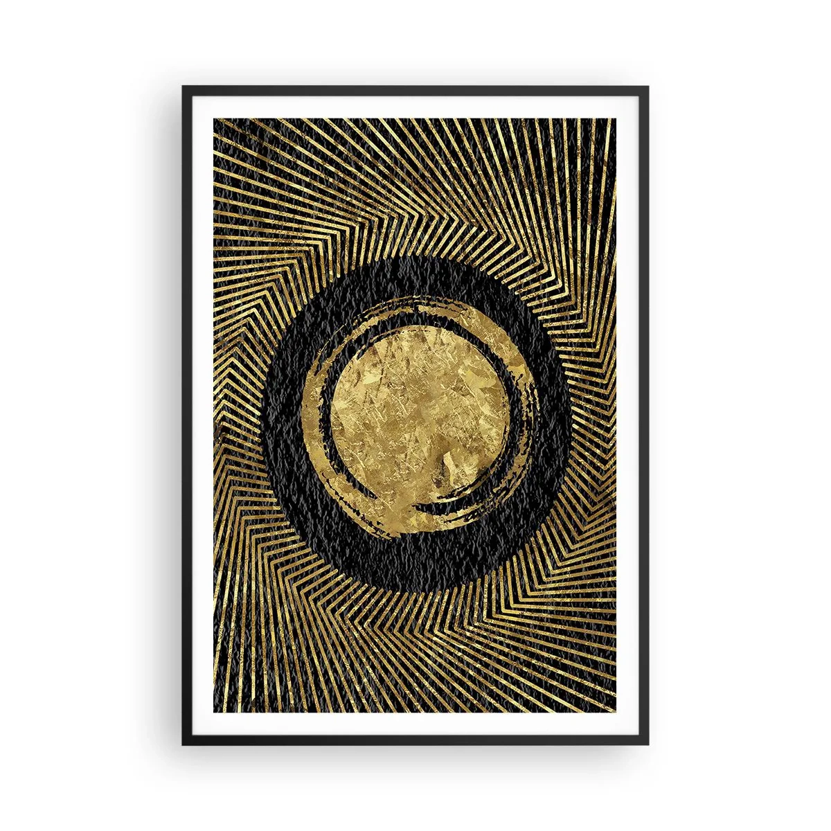 Poster in einem schwarzem Rahmen - Glamour-Komposition - 70x100 cm