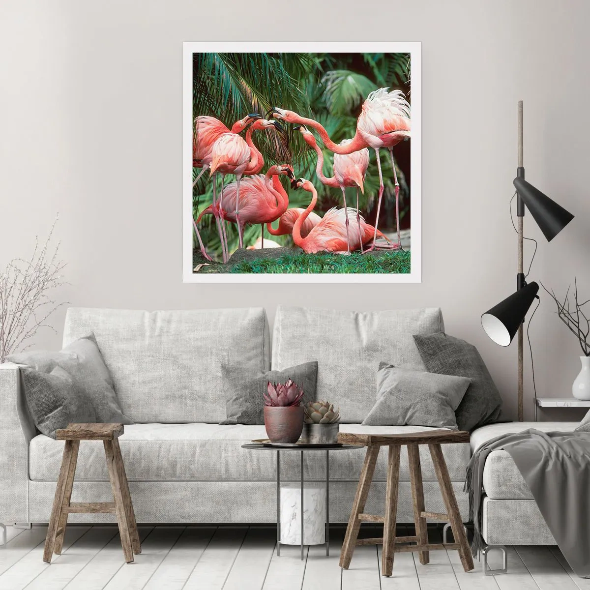 Poster - Nachmittagsklatsch - 40x40 cm