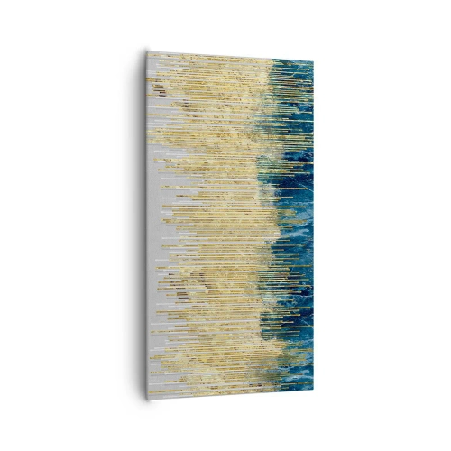 Bild auf Leinwand - Leinwandbild - Vergoldete Grenze - 65x120 cm