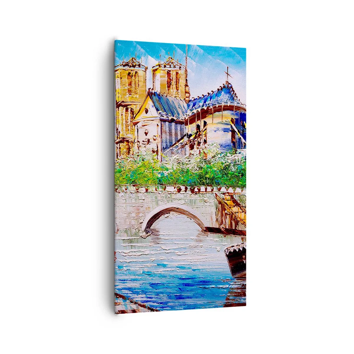 Bild auf Leinwand - Leinwandbild - Ihre Zeit vergeht nie - 65x120 cm