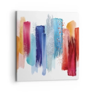 Bild auf Leinwand - Leinwandbild - Auf und ab - 70x70 cm