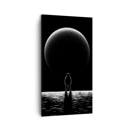 Bild auf Leinwand - Leinwandbild - Angesicht zu Angesicht - 45x80 cm