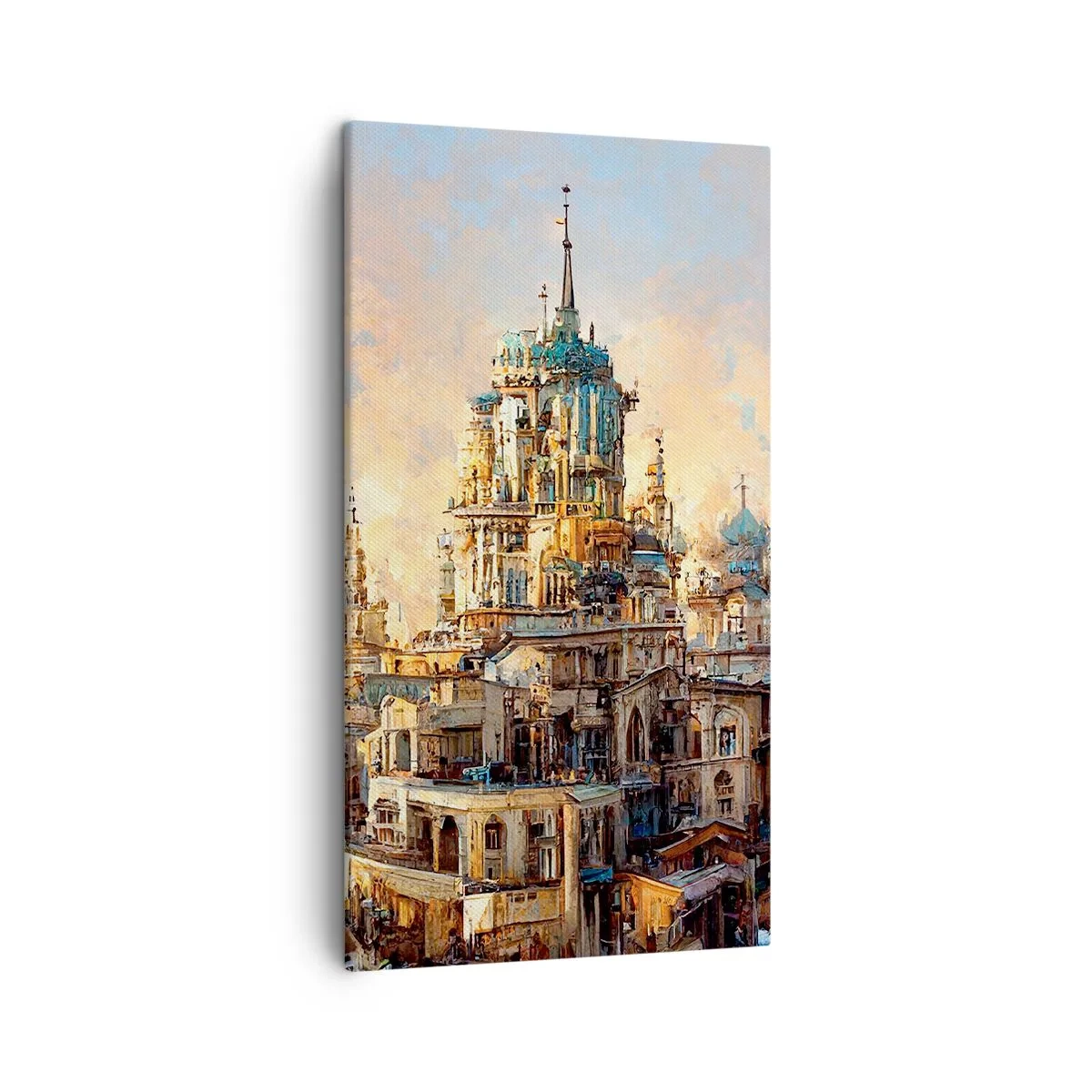 Bild auf Leinwand - Leinwandbild - Stadt der Städte - 45x80 cm