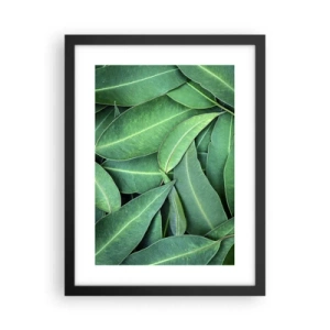 Poster in einem schwarzem Rahmen - Saftig und frisch - 30x40 cm