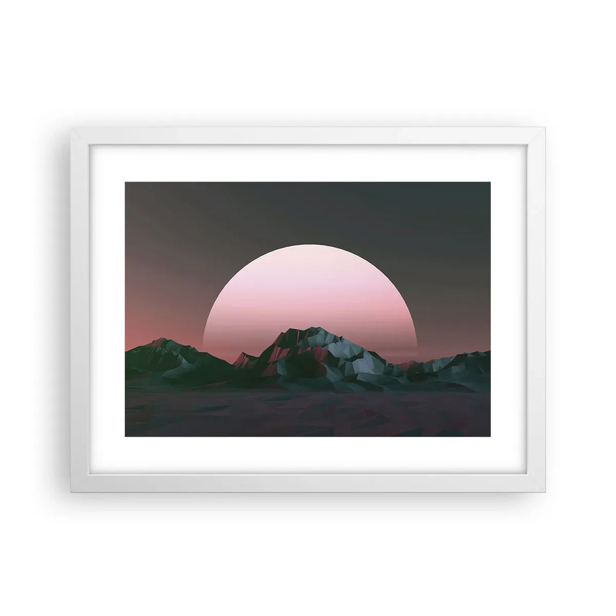 Poster in einem weißen Rahmen - In einer Nachbargalaxie - 40x30 cm