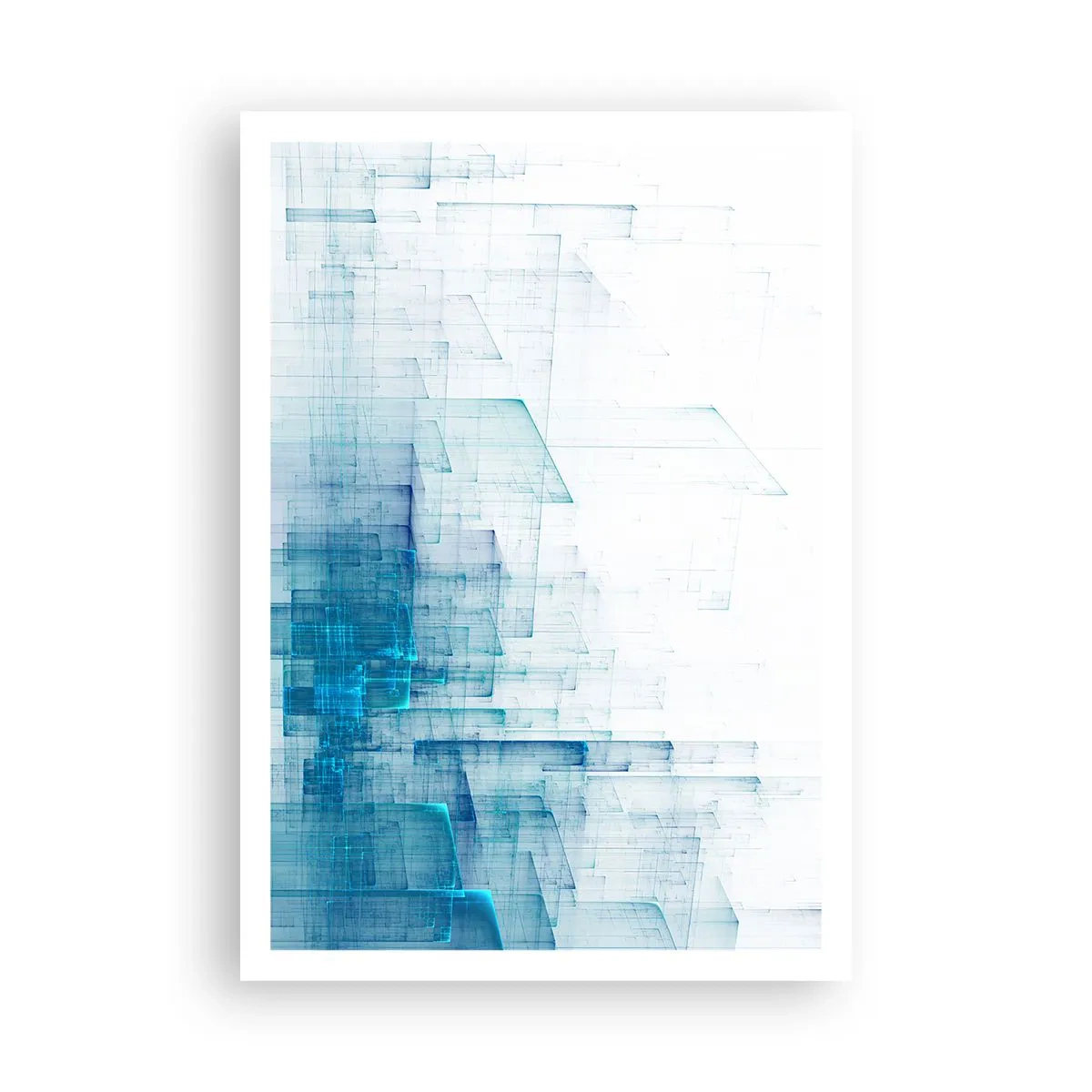 Poster - Wie der Raum wgeschaffen urde - 70x100 cm