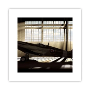 Poster - Die Ruhe eines Kriegers - 30x30 cm