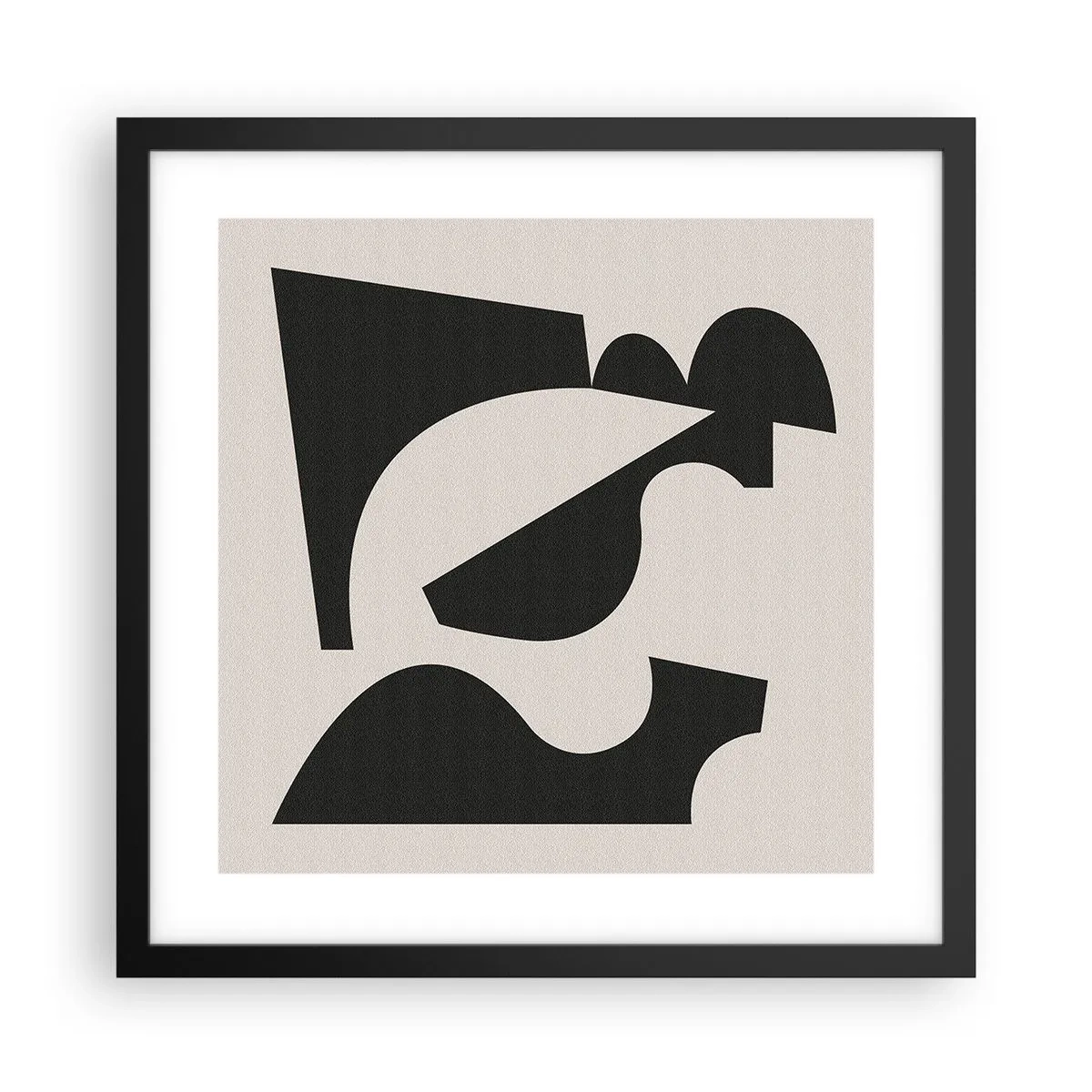 Poster in einem schwarzem Rahmen - Zum Selbstbauen - 40x40 cm