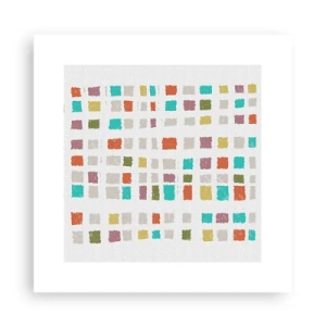 Poster - Unbekanntes Spiel - 30x30 cm