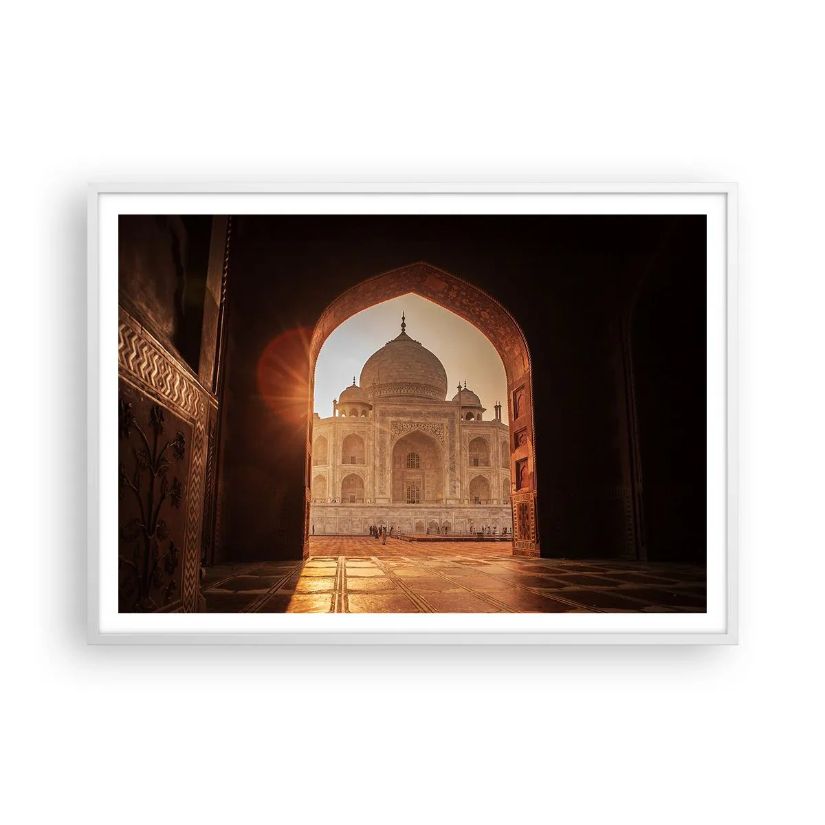 Poster in einem weißen Rahmen - Denkmal der überirdischen Liebe - 100x70 cm
