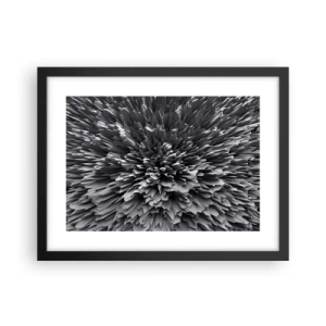 Poster in einem schwarzem Rahmen - Härter kann es nicht werden - 40x30 cm