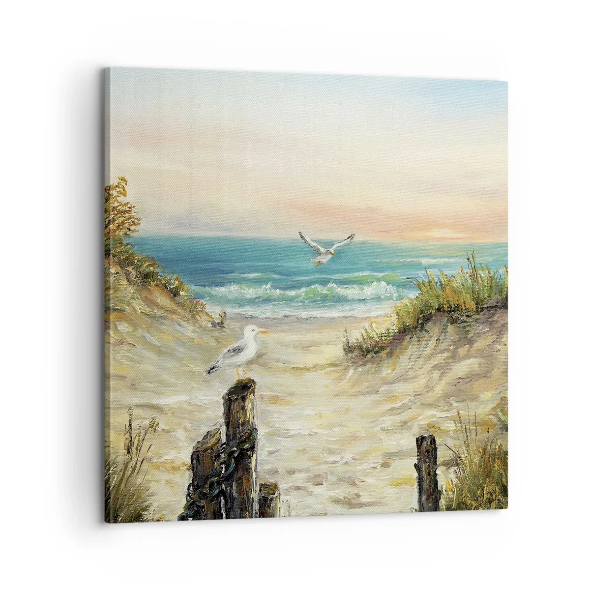 Bild auf Leinwand - Leinwandbild - Windlose Abgeschiedenheit - 60x60 cm