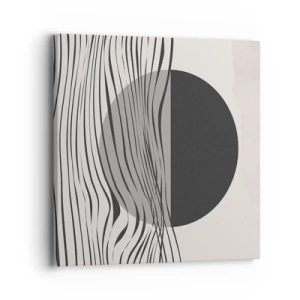 Bild auf Leinwand - Leinwandbild - Halbe Komposition - 40x40 cm