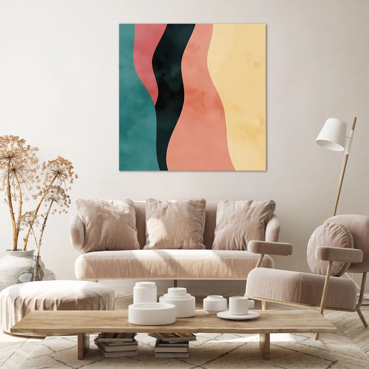 Bild auf Leinwand - Leinwandbild - Konforme Nichtkonformität - 50x50 cm