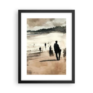 Poster in einem schwarzem Rahmen - Einberufen - 30x40 cm