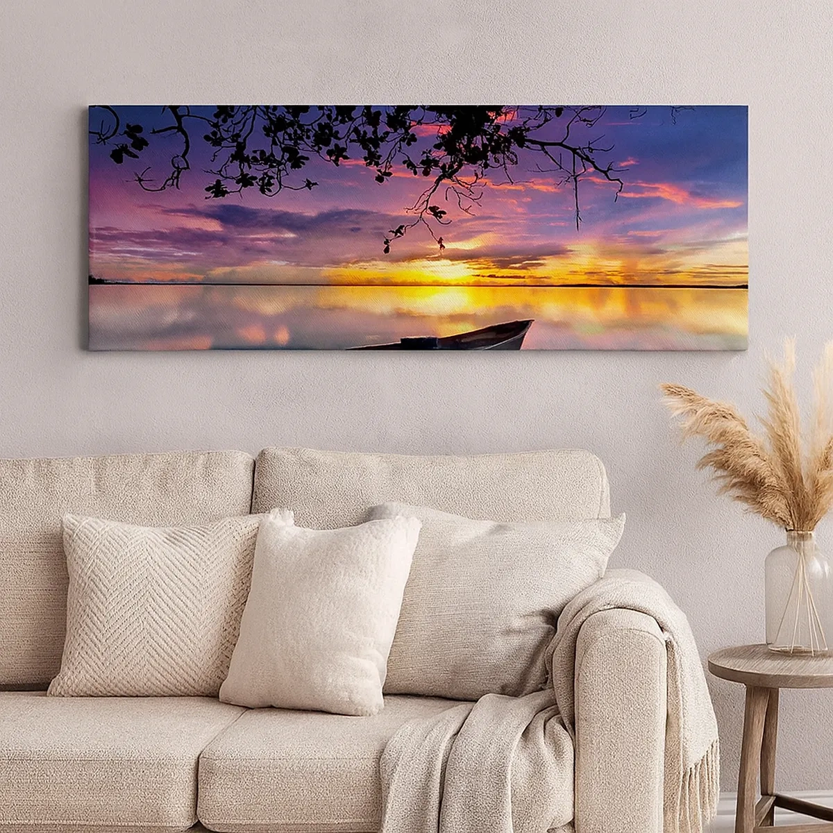 Bild auf Leinwand - Leinwandbild - Du scheinst mitten am Himmel zu hängen... - 30x30 cm