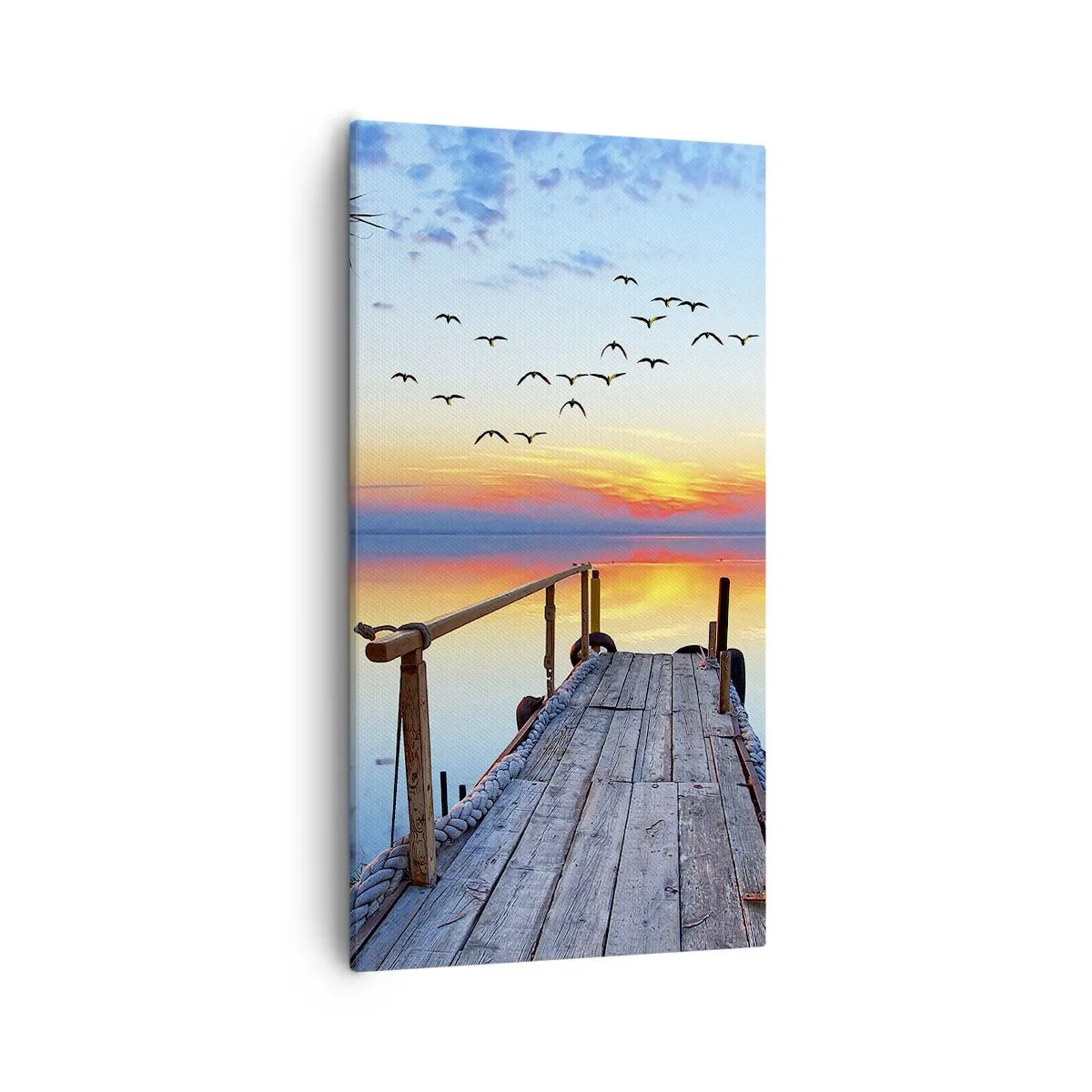 Bild auf Leinwand - Leinwandbild - Es ist Zeit, zurückzukehren ... - 55x100 cm