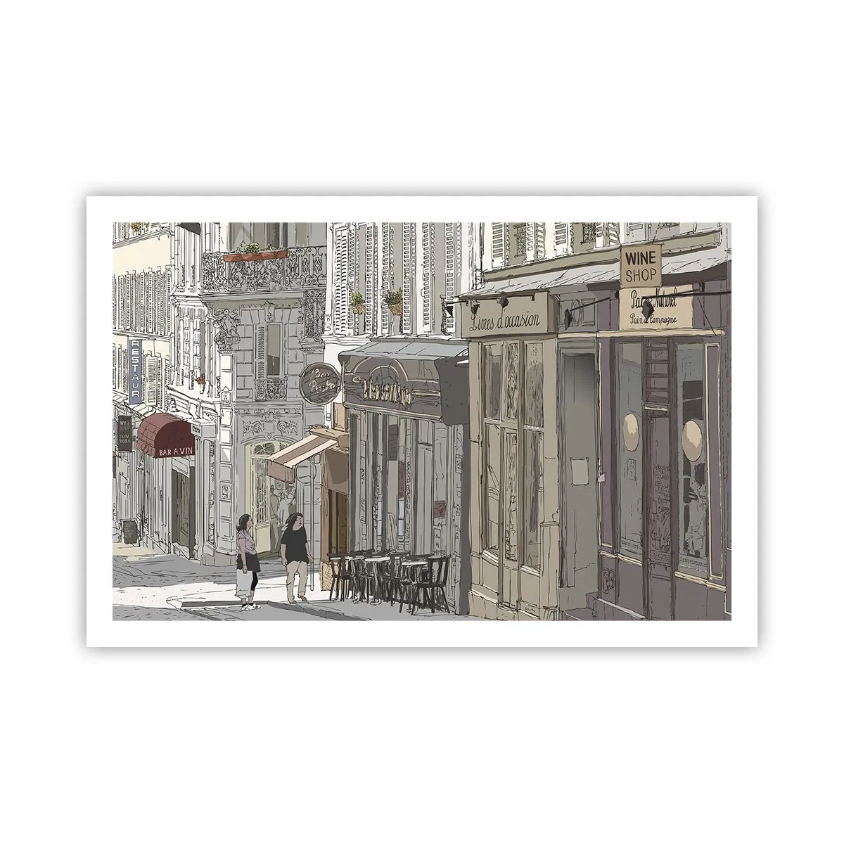 Poster - Stadtfreuden - 91x61 cm