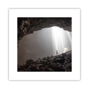 Poster - Die leuchtende Grotte - 30x30 cm