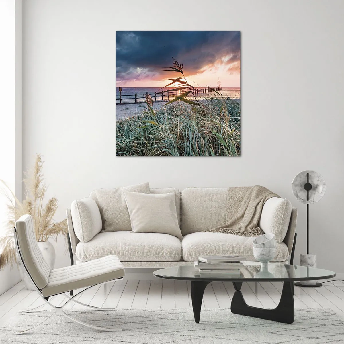 Glasbild - Bild auf glas - Es vergeht nicht mit dem Wind - 40x40 cm