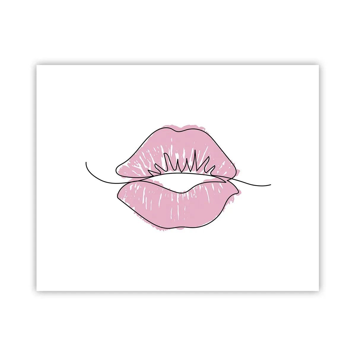 Poster - Bereit zum Küssen? - 50x40 cm