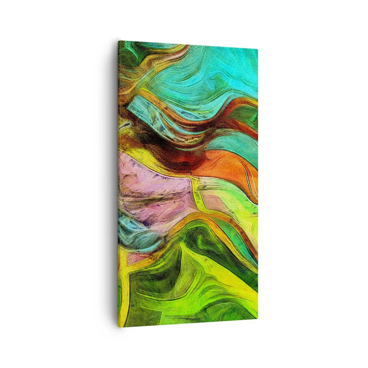 Bild auf Leinwand - Leinwandbild - Bewegung ist Leben - 55x100 cm