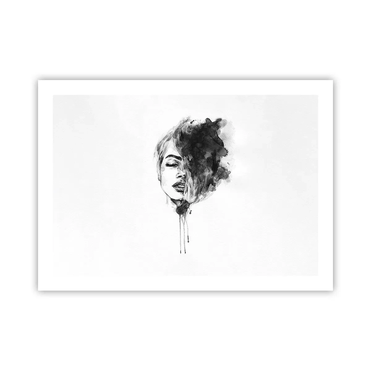 Poster - Wovon träumt das Mädchen - 70x50 cm