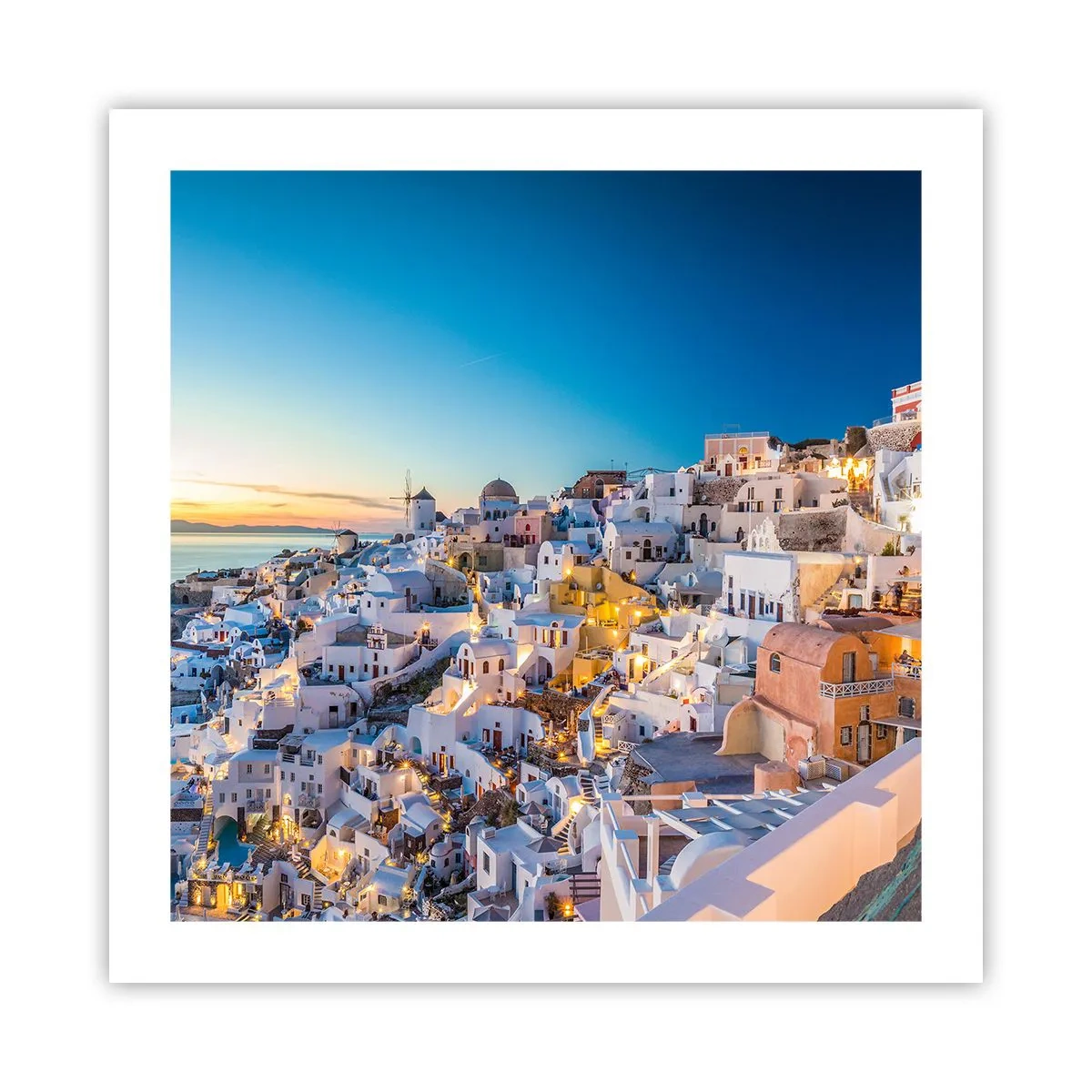Poster - Die Essenz des Griechischen - 50x50 cm