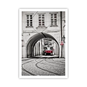 Poster - Durch das Stadtlabyrinth - 70x100 cm