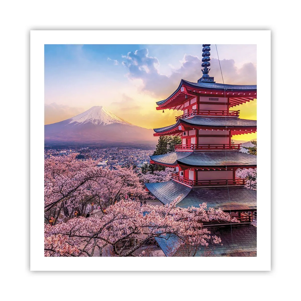 Poster - Die Essenz des japanischen Geistes - 60x60 cm