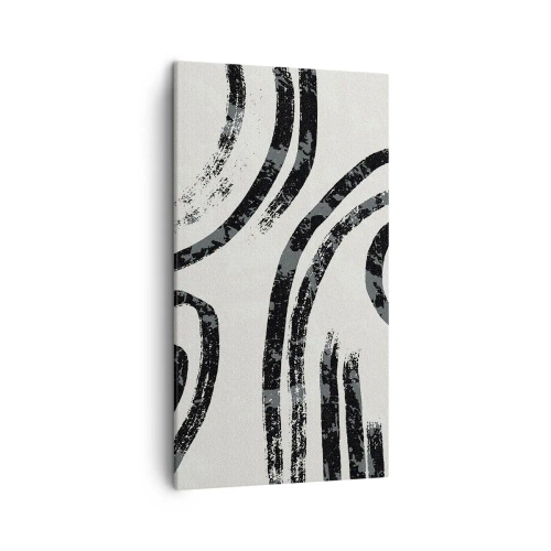 Bild auf Leinwand - Leinwandbild - Bei Hälfte angehalten - 45x80 cm