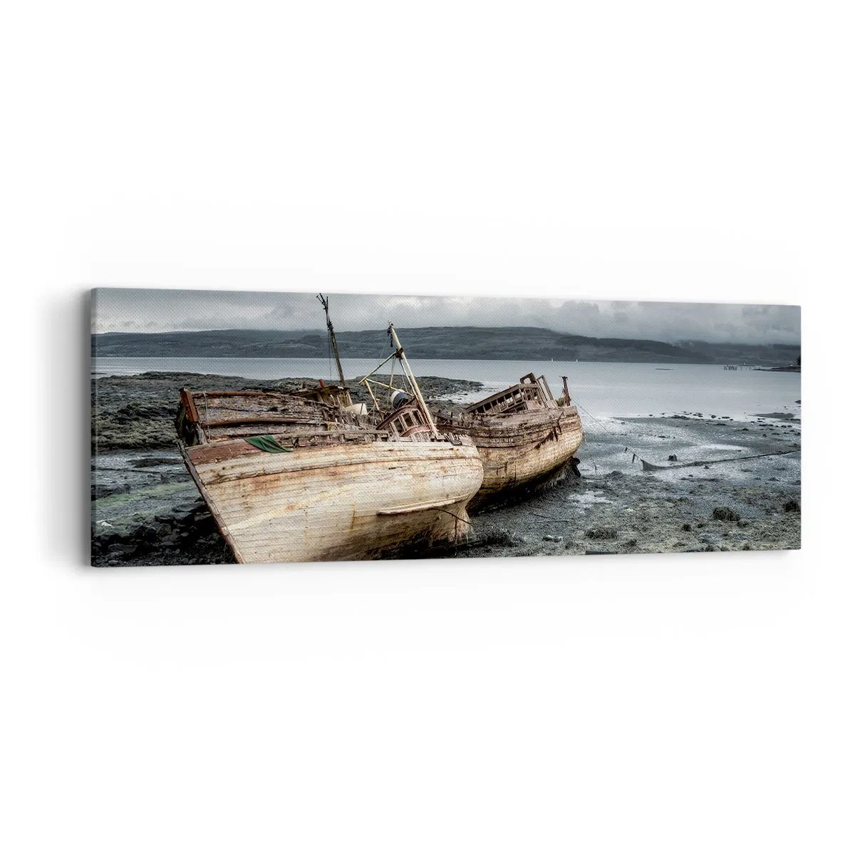 Bild auf Leinwand - Leinwandbild - „Als Zeichen würdevoller Härten“ - 90x30 cm