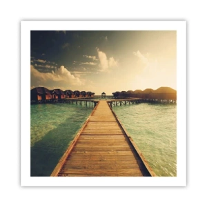 Poster - Eine herzliche Einladung - 60x60 cm