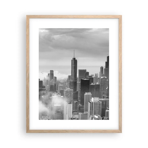 Poster in einem Rahmen aus heller Eiche - Amerikanische Landschaft - 40x50 cm