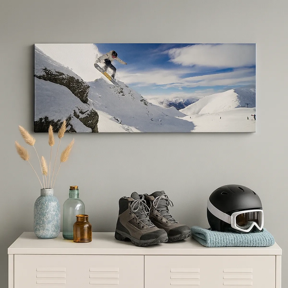 Bild auf Leinwand - Leinwandbild - Freiheit ohne Grenzen - 30x30 cm