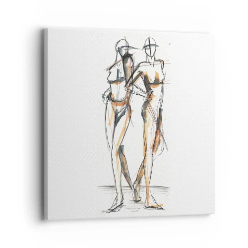 Bild auf Leinwand - Leinwandbild - Studie der Gnade - 30x30 cm