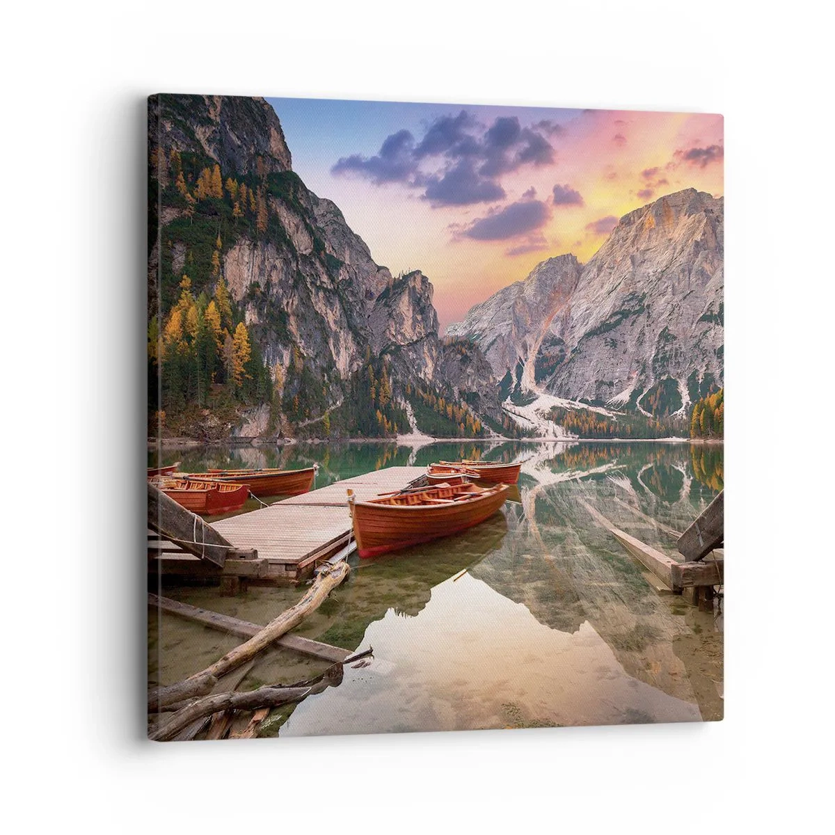 Bild auf Leinwand - Leinwandbild - Versprechen des Tages - 30x30 cm