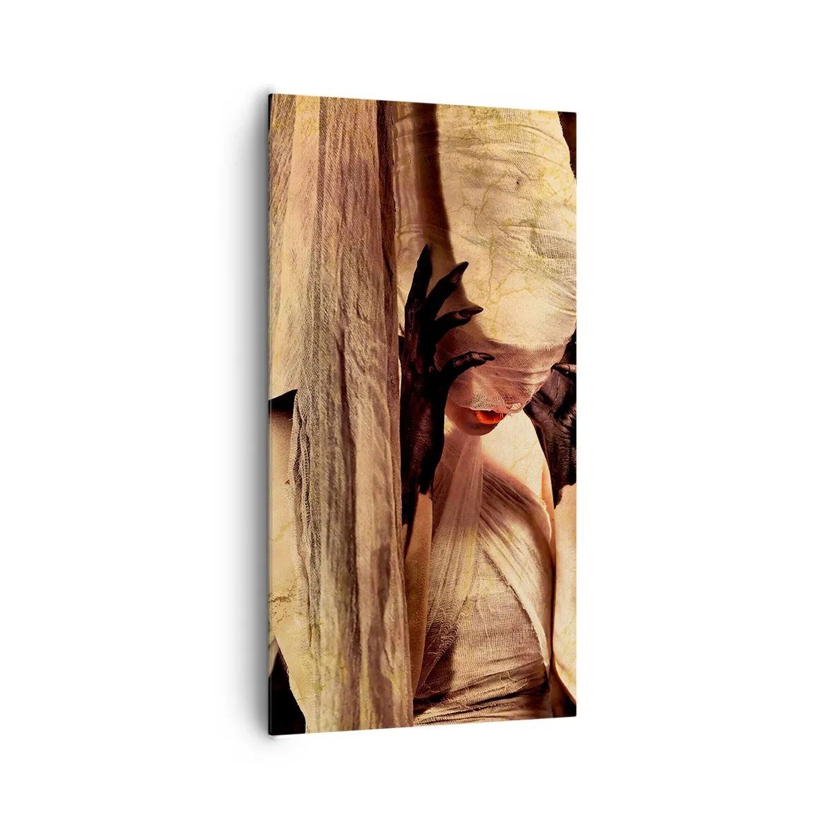 Bild auf Leinwand - Leinwandbild - Zwischen Gut und Böse - 65x120 cm