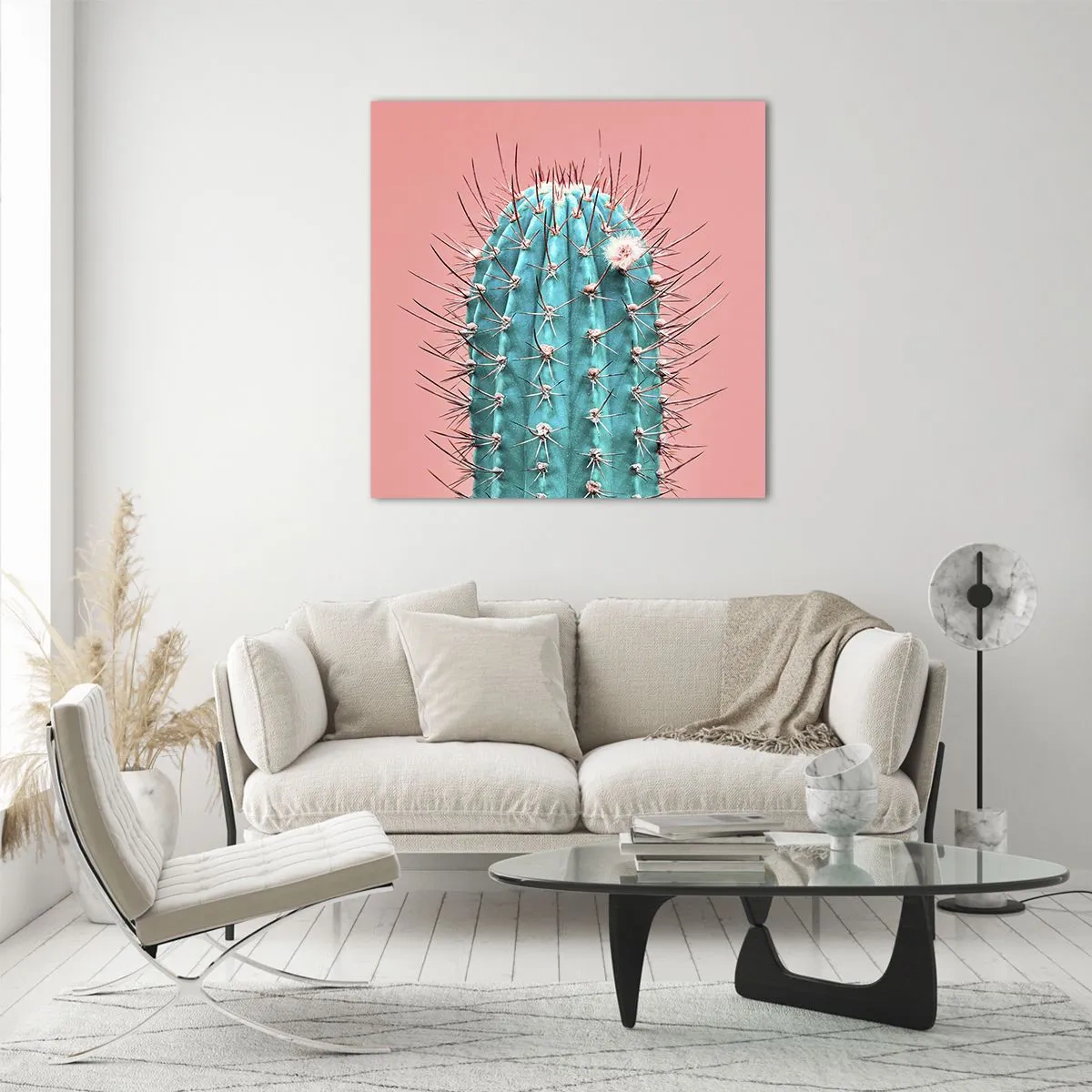 Glasbild - Bild auf glas - Schau einfach hin - 50x50 cm