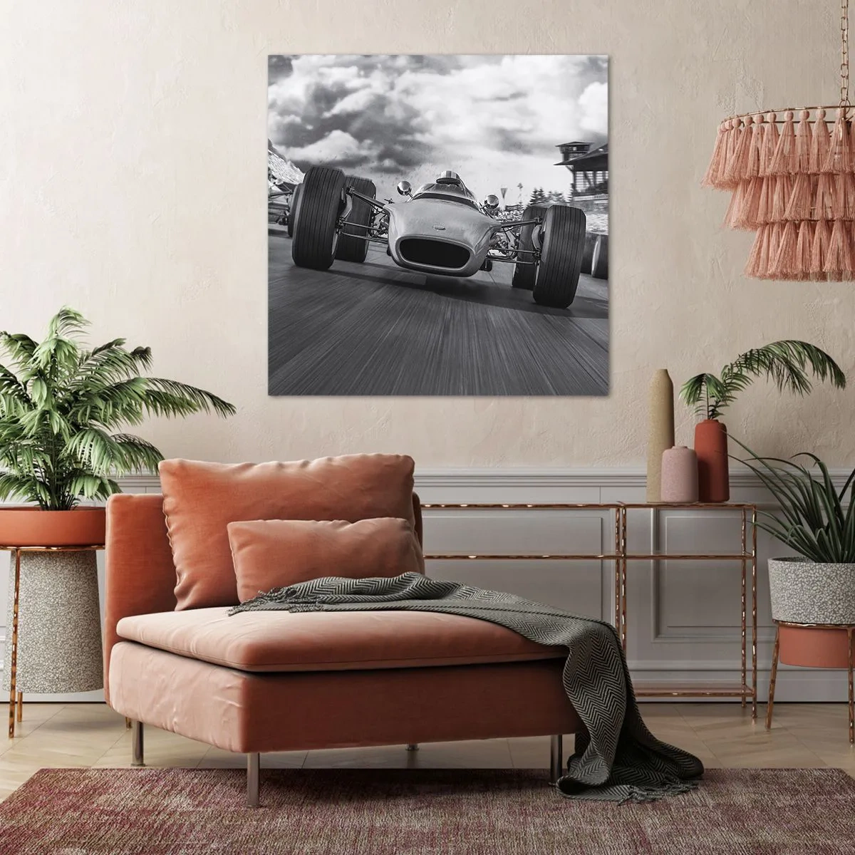 Bild auf Leinwand - Leinwandbild - Power ist da! - 50x50 cm