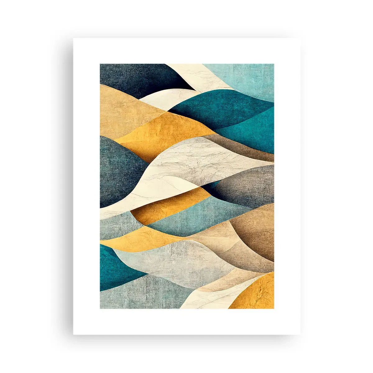 Poster - Rhythmus und Welle - 30x40 cm