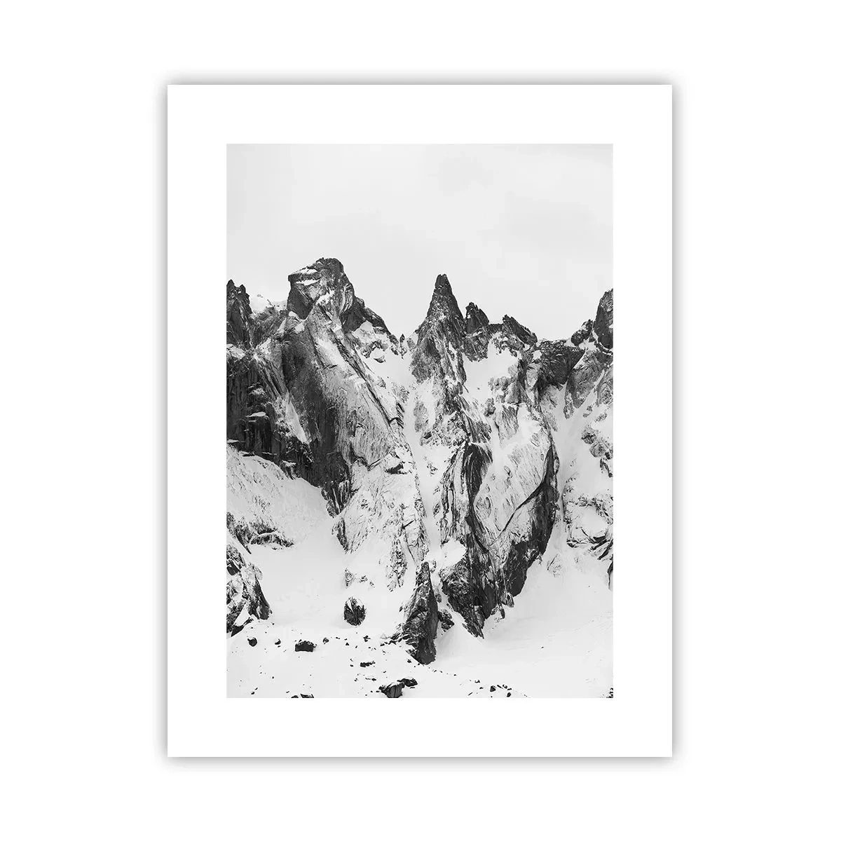 Poster - Gefährlicher Granitgrat - 30x40 cm